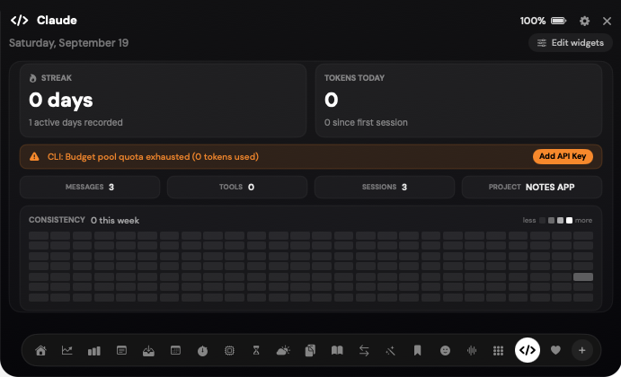 Claude Code CLI & token burn telemetry HUD